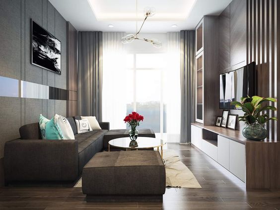 thiết kế nội thất chung cư 1 phòng ngủ