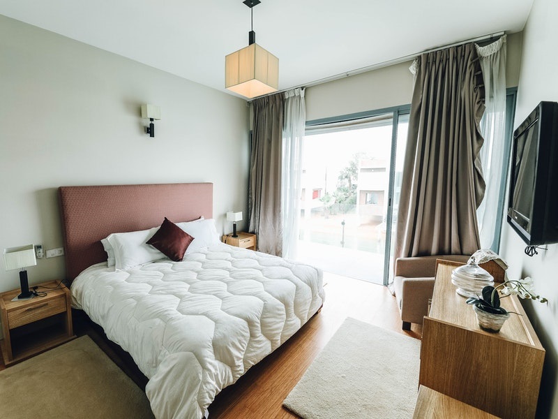 thiết kế nội thất phòng ngủ khách sạn