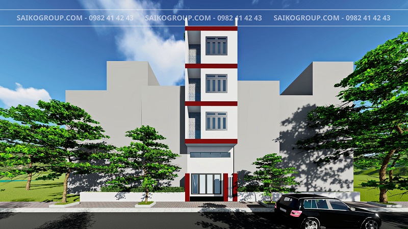 thiết kế biệt thự 4 tầng đà nẵng