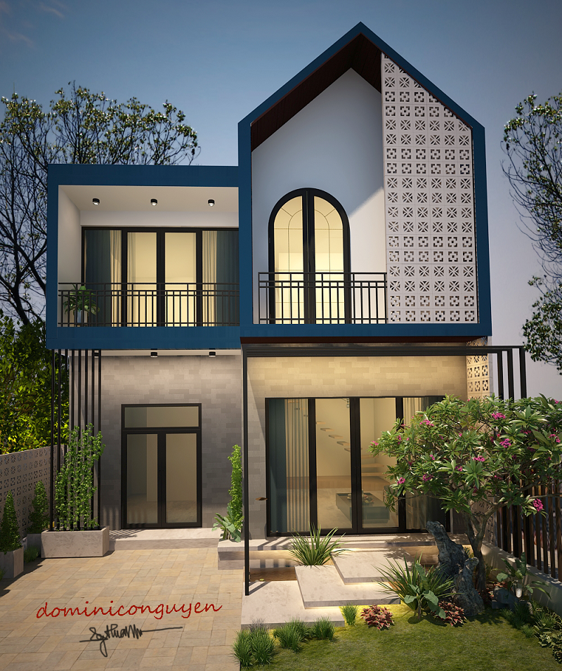 thiết kế biệt thự mini