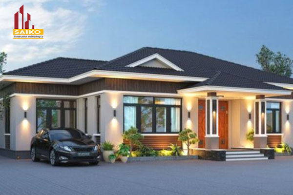 biệt thự mini mang phong cách hiện đại