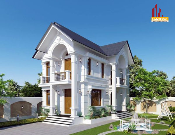 biệt thự mini phong cách mái thái