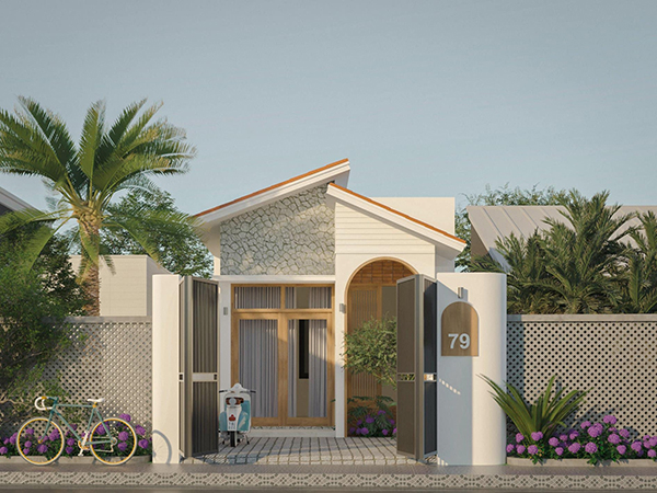 nhà cấp 4 đẹp, hiện đại