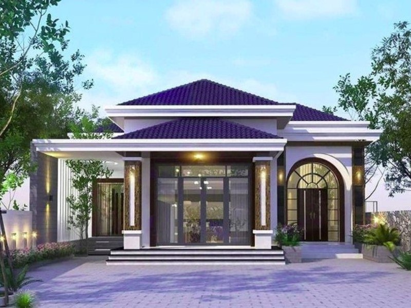 nhà cấp 4 sang chảnh